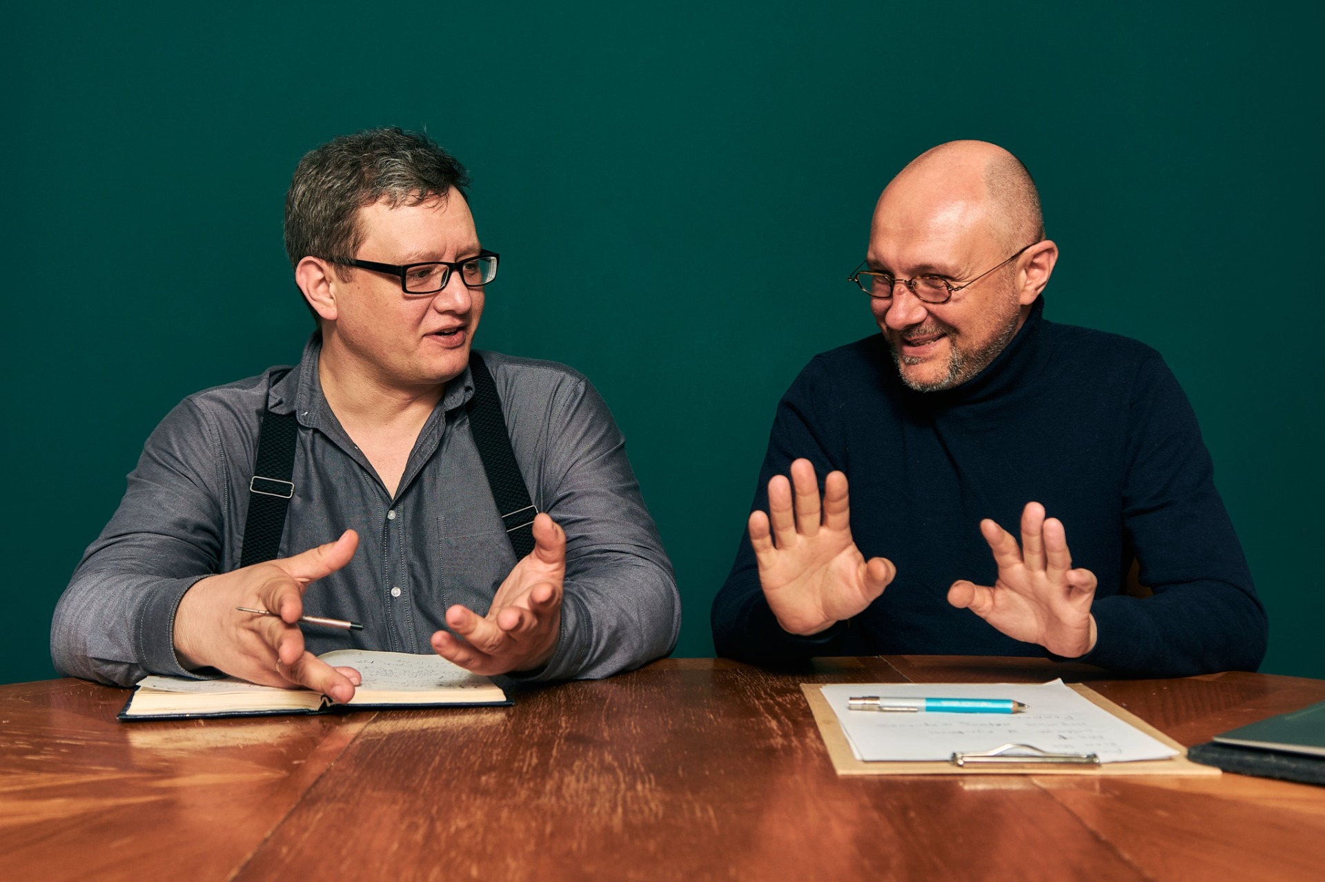 Іван Дерейко та Олег Криштопа. Фото з Фейсбук-сторінки "Історія для дорослих"